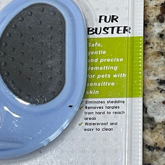 Green Meadow Fur Buster Open Knot Comb & De-Shed Professional Pet Grooming Tool - Picture 4 of 7